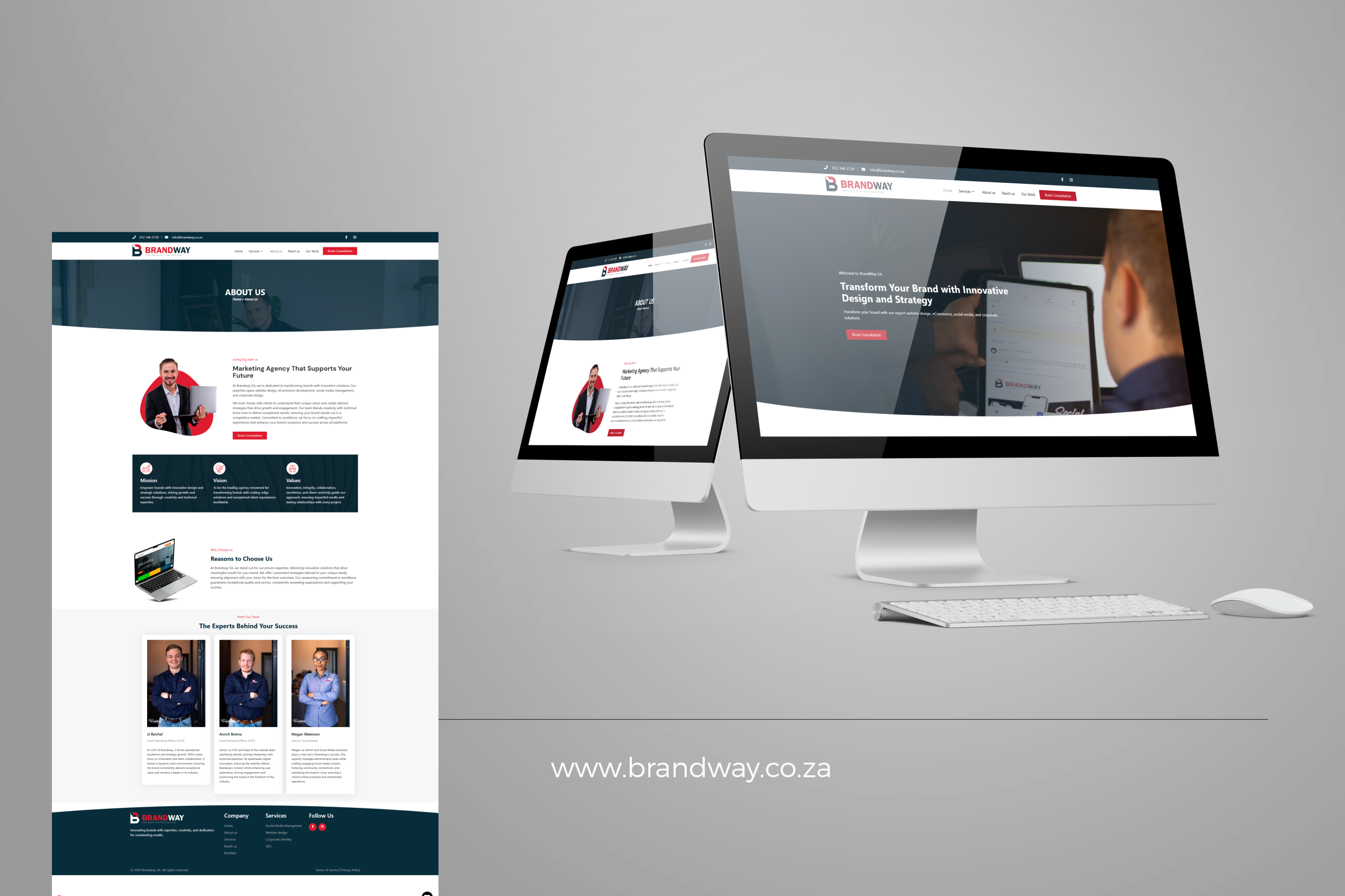 SEO dashboard mockup