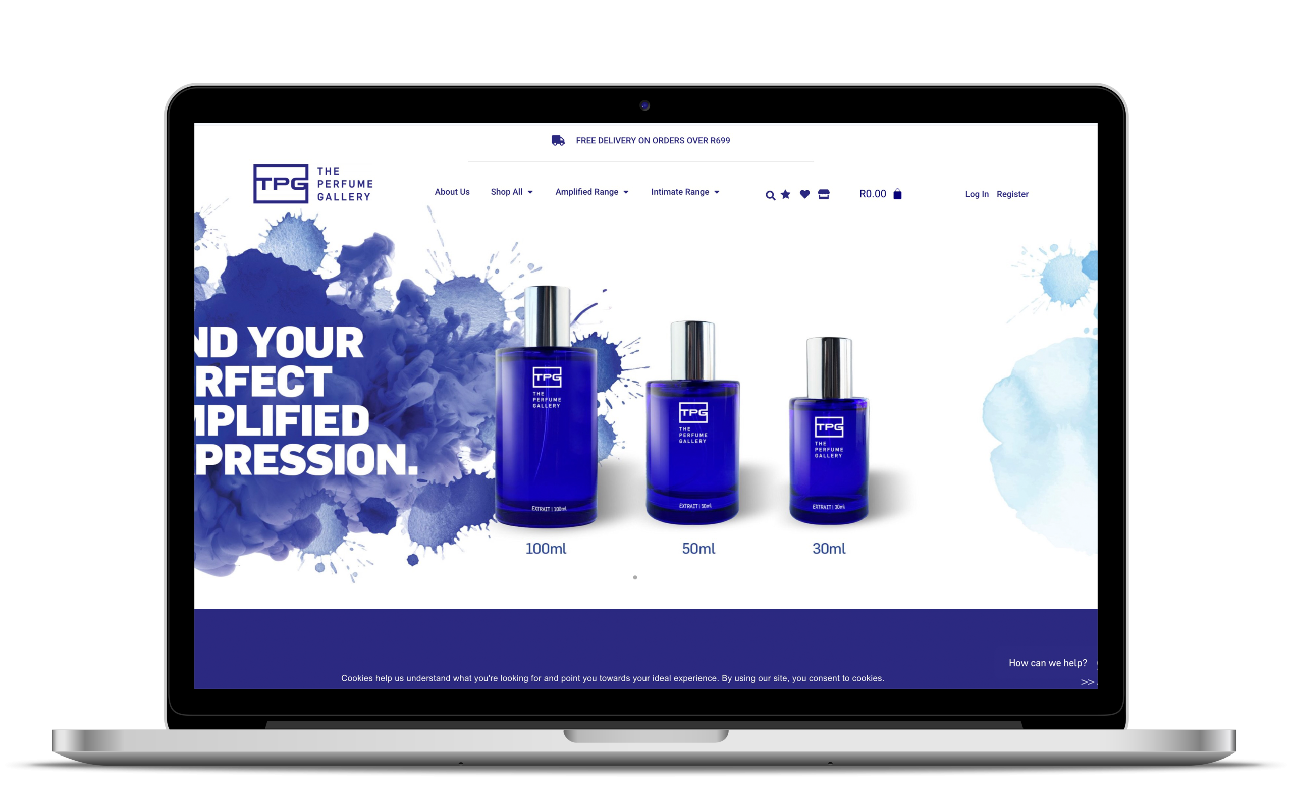 The Perfume Gallery website by Olive Media